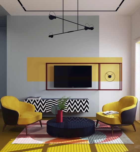 Geometry in the interior design: conceptual or boring?