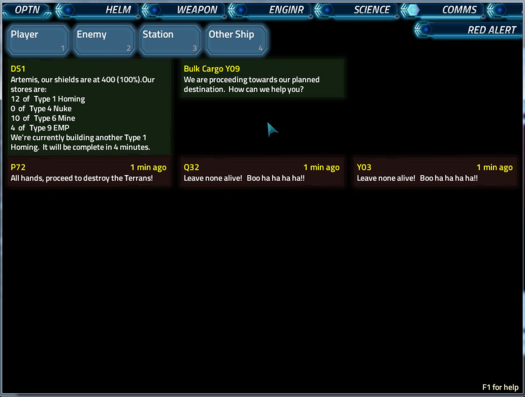 Artemis Spaceship Bridge Simulator