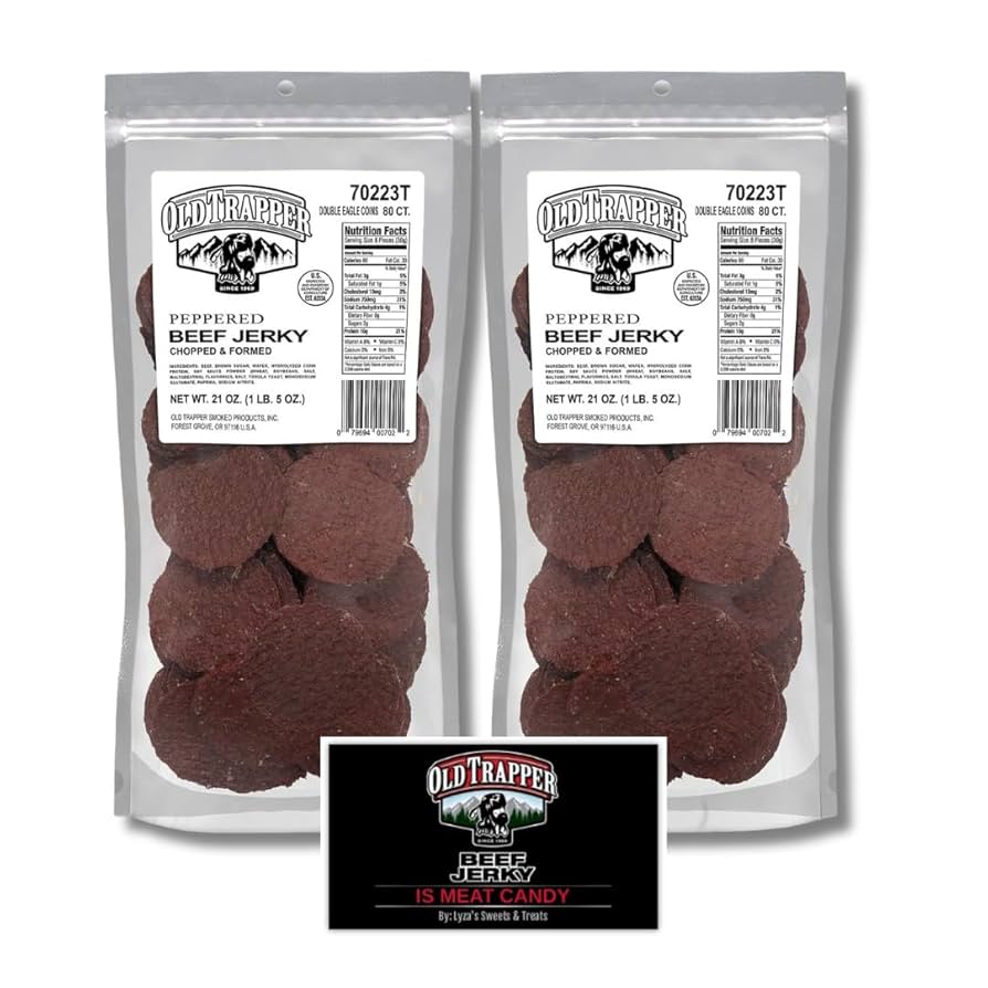 Old Trapper Double Eagle Peppered Beef Jerky