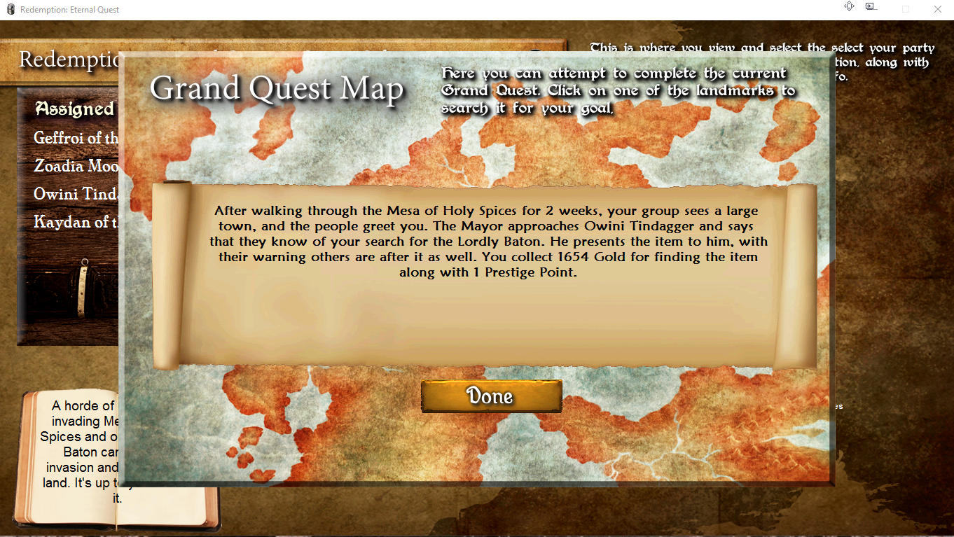 Redemption Eternal Quest