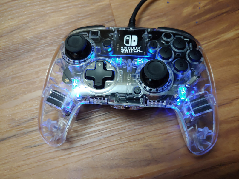 pdp afterglow deluxe  audio wired controller for nintendo switch